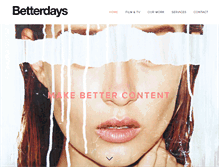 Tablet Screenshot of betterdays.tv