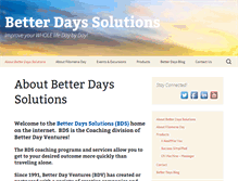 Tablet Screenshot of betterdays.net